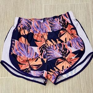 Nike Women's Dri-fit Tropical Print Running Shorts, Size XS